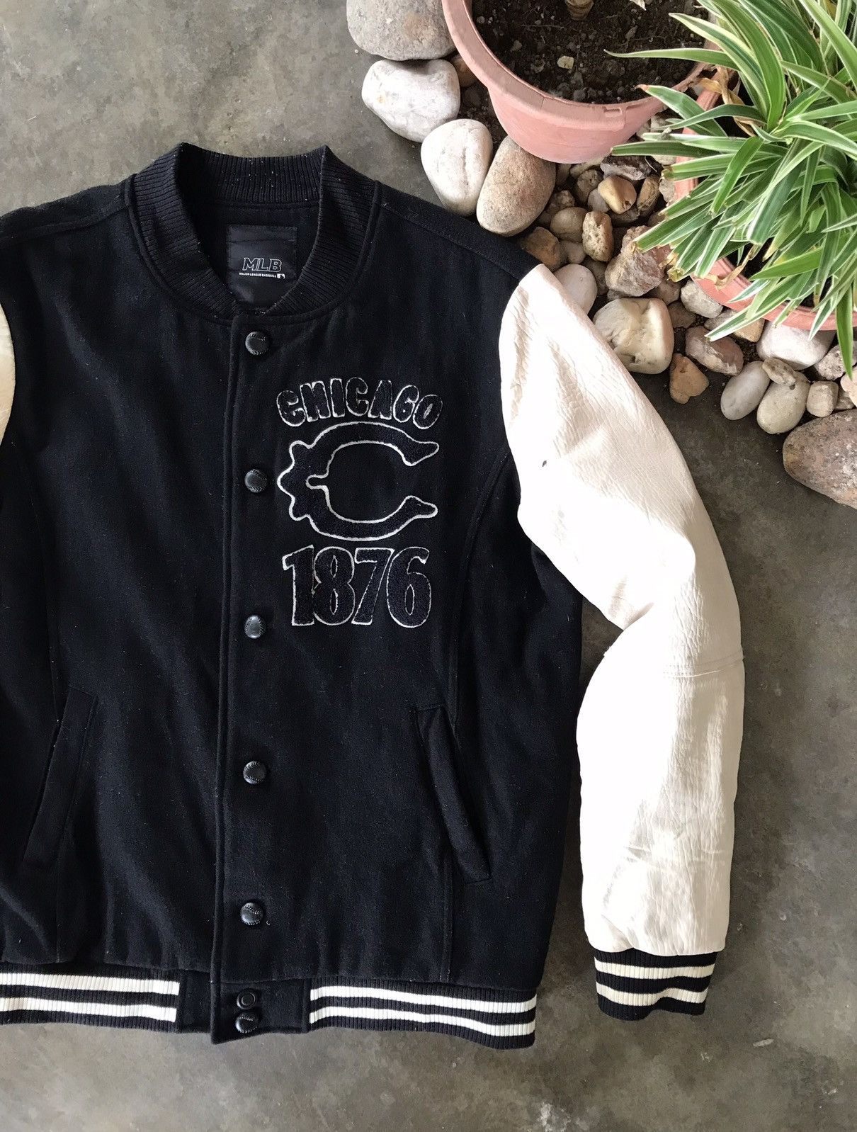 MLB × Vintage VINTAGE MLB Chicago 1876 Varsity Jacket 🔥 Size US L / EU 52-54 / 3 - 5 Thumbnail