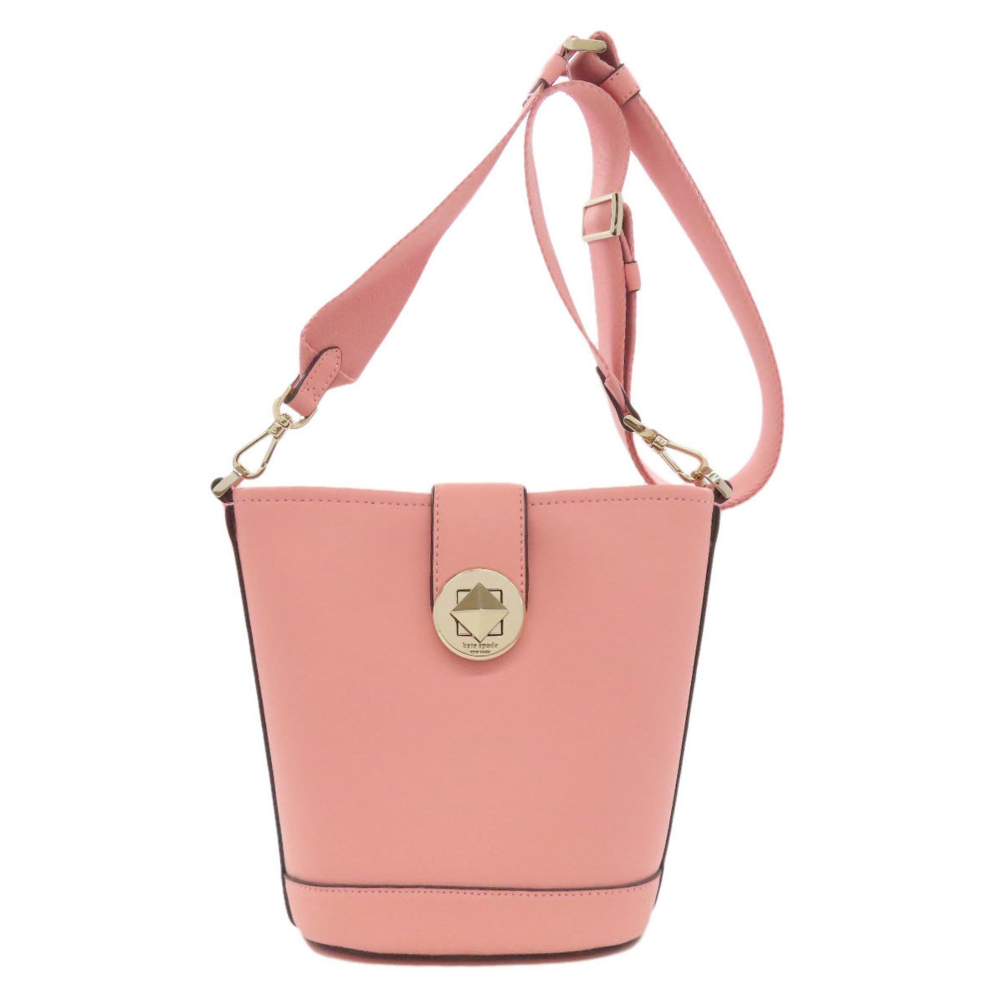 Kate Spade Audrey Mini Bucket Shoulder Bag Leather Women's in Pink