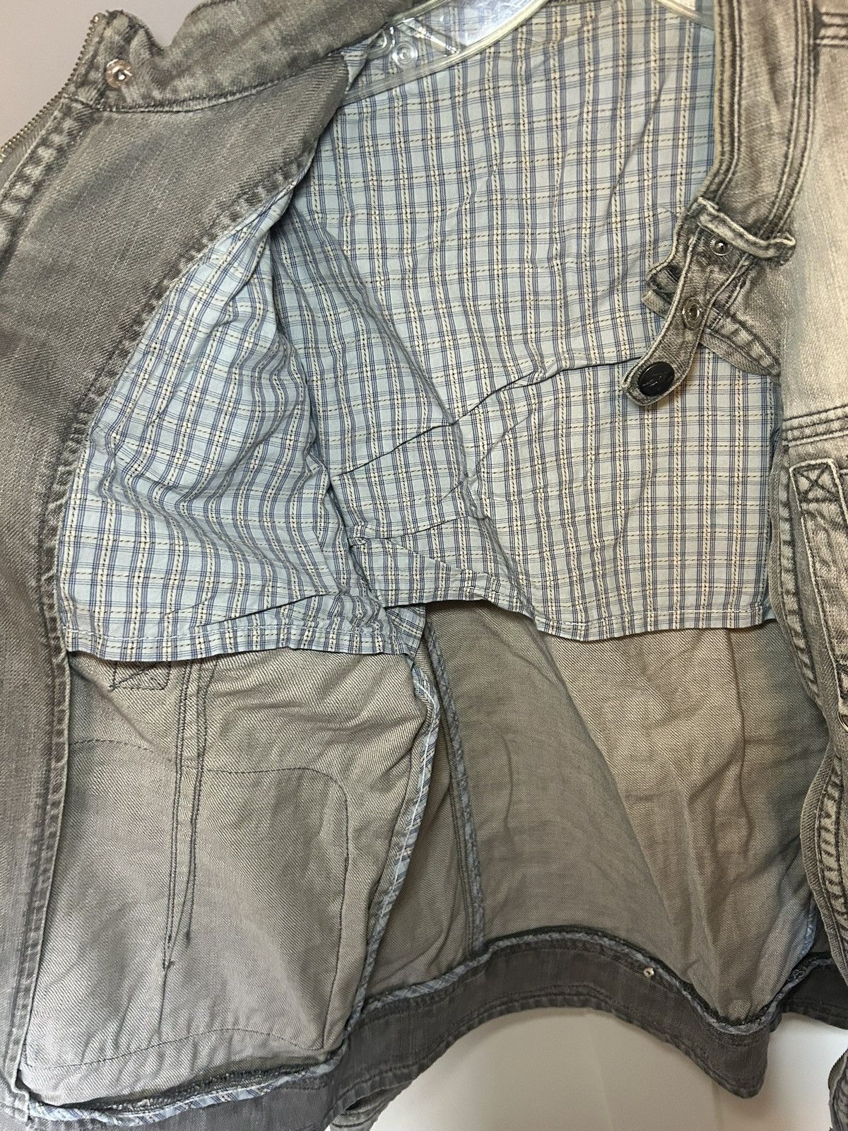Vintage Vintage BS2B “bondage” cargo denim jacket Size US L / EU 52-54 / 3 - 17 Thumbnail