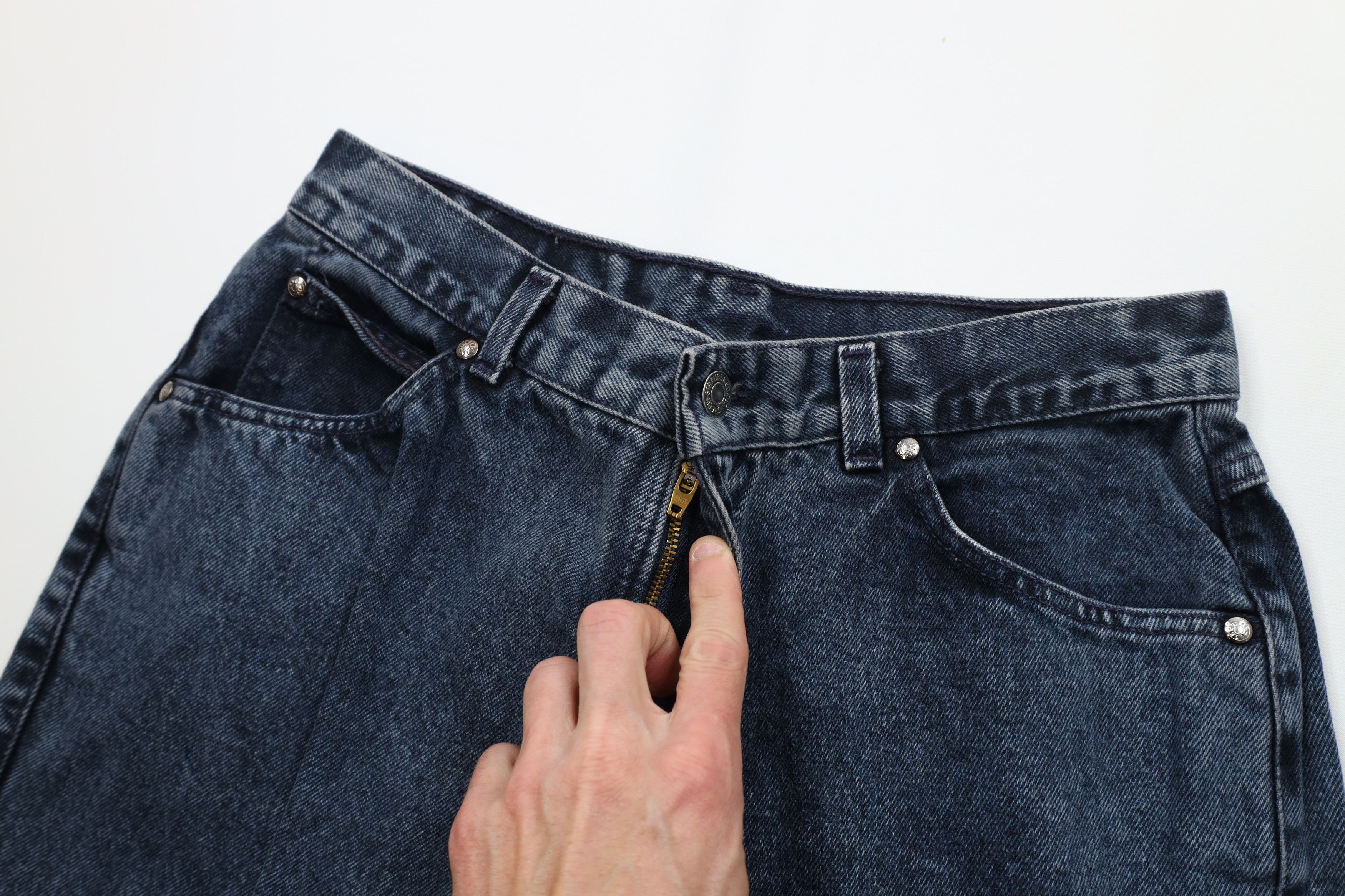 Levi's Vintage 80s 90s Levis Wash Relaxed Tapered Leg Jeans USA Size 38" / US 16 / IT 52 - 6 Thumbnail