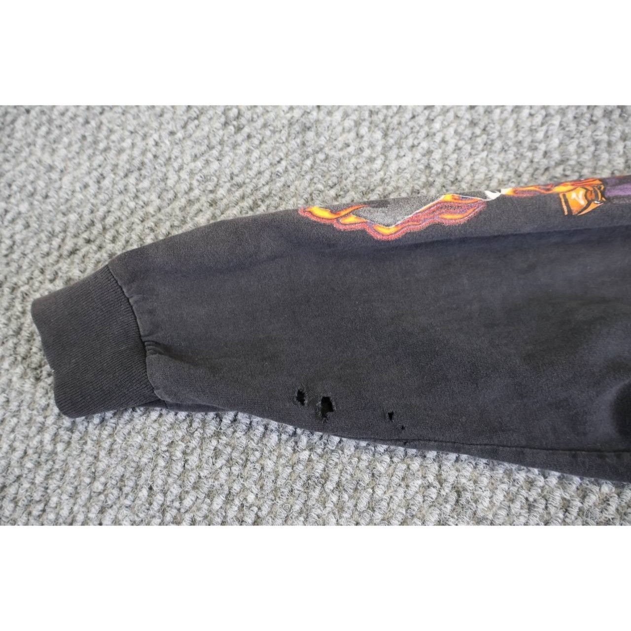 Vintage Vintage Skull Smoking Dice Flames Graphic Long Sleeve Shirt Size US M / EU 48-50 / 2 - 7 Thumbnail