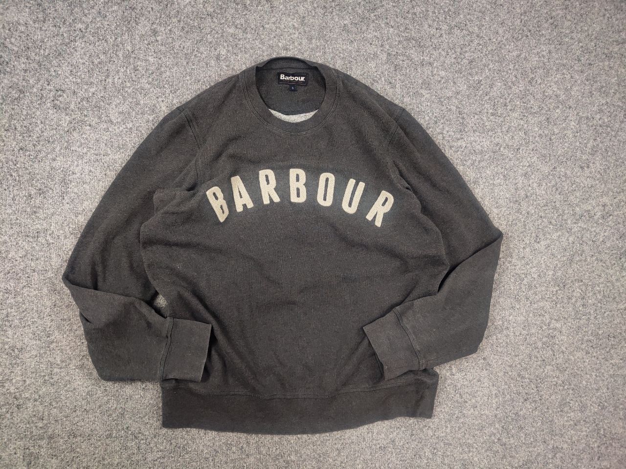Barbour Barbour prep logo crew neck Dark sweatshirt Vintage Style Size US S / EU 44-46 / 1 - 10 Thumbnail