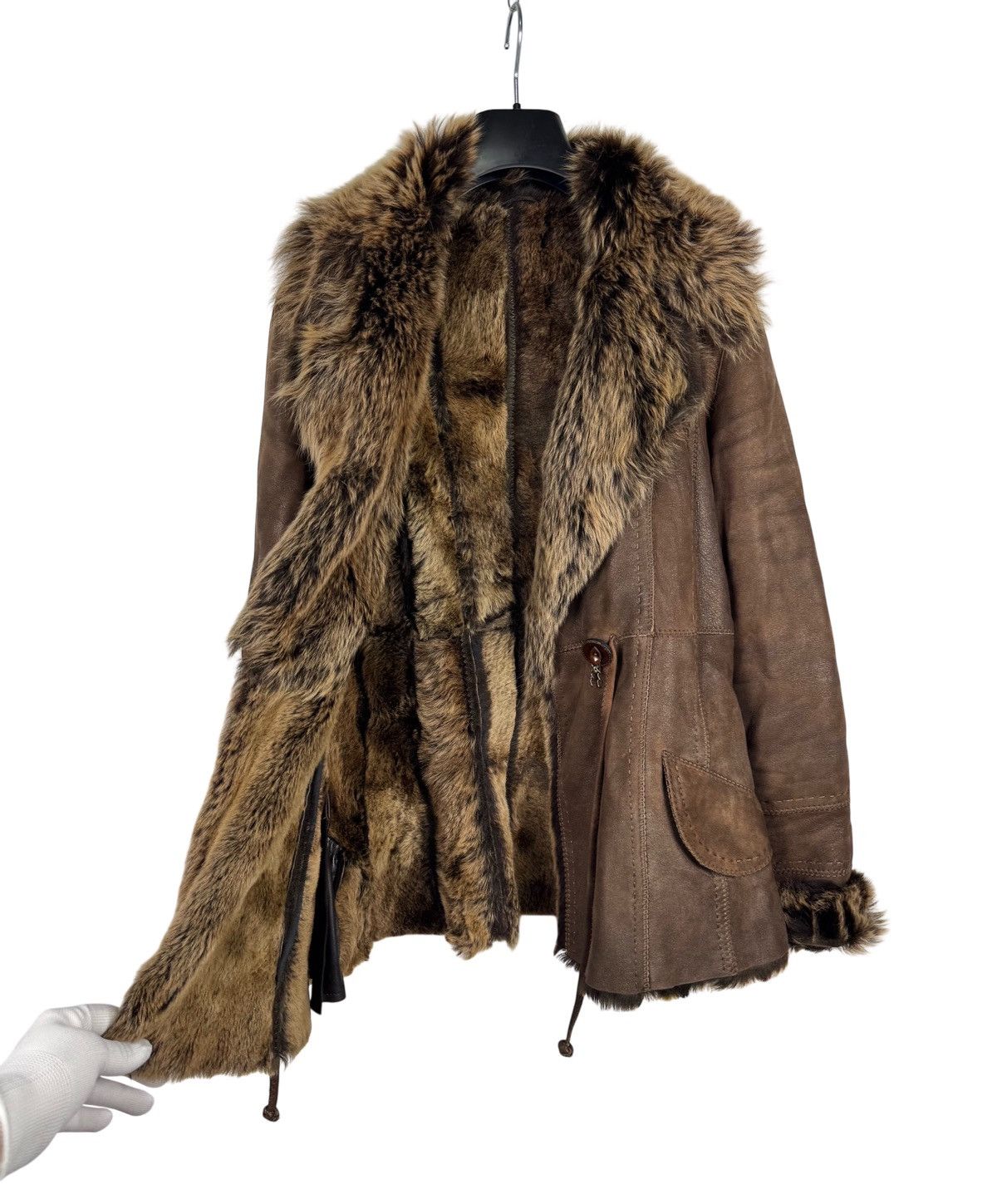 Other Rizal Coat Genuine Shearling Fur Jacket Size S / US 4 / IT 40 - 10 Thumbnail
