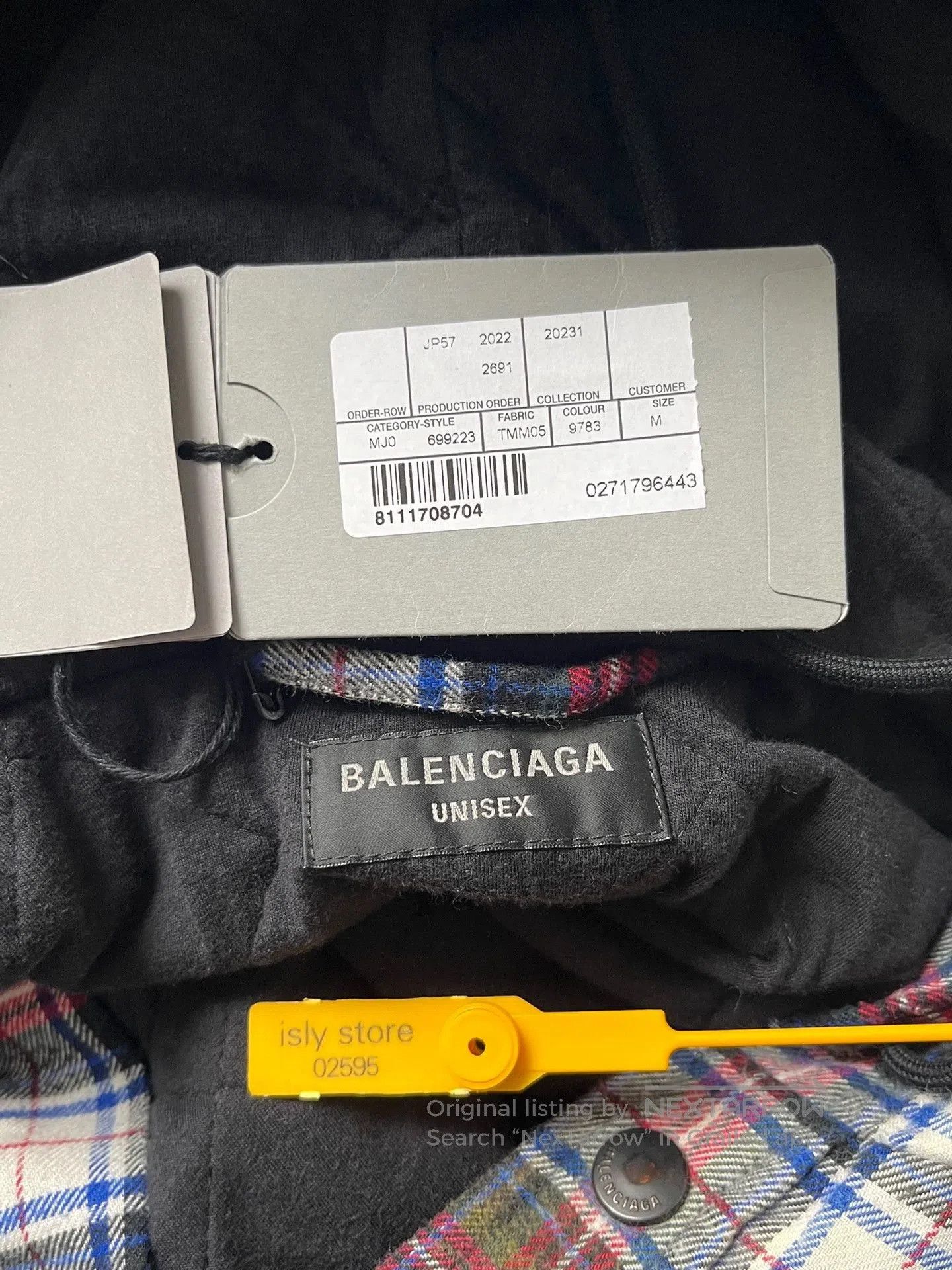 Balenciaga Balenciaga Plaid Button-Up Shirt Men. Size US M / EU 48-50 / 2 - 4 Thumbnail