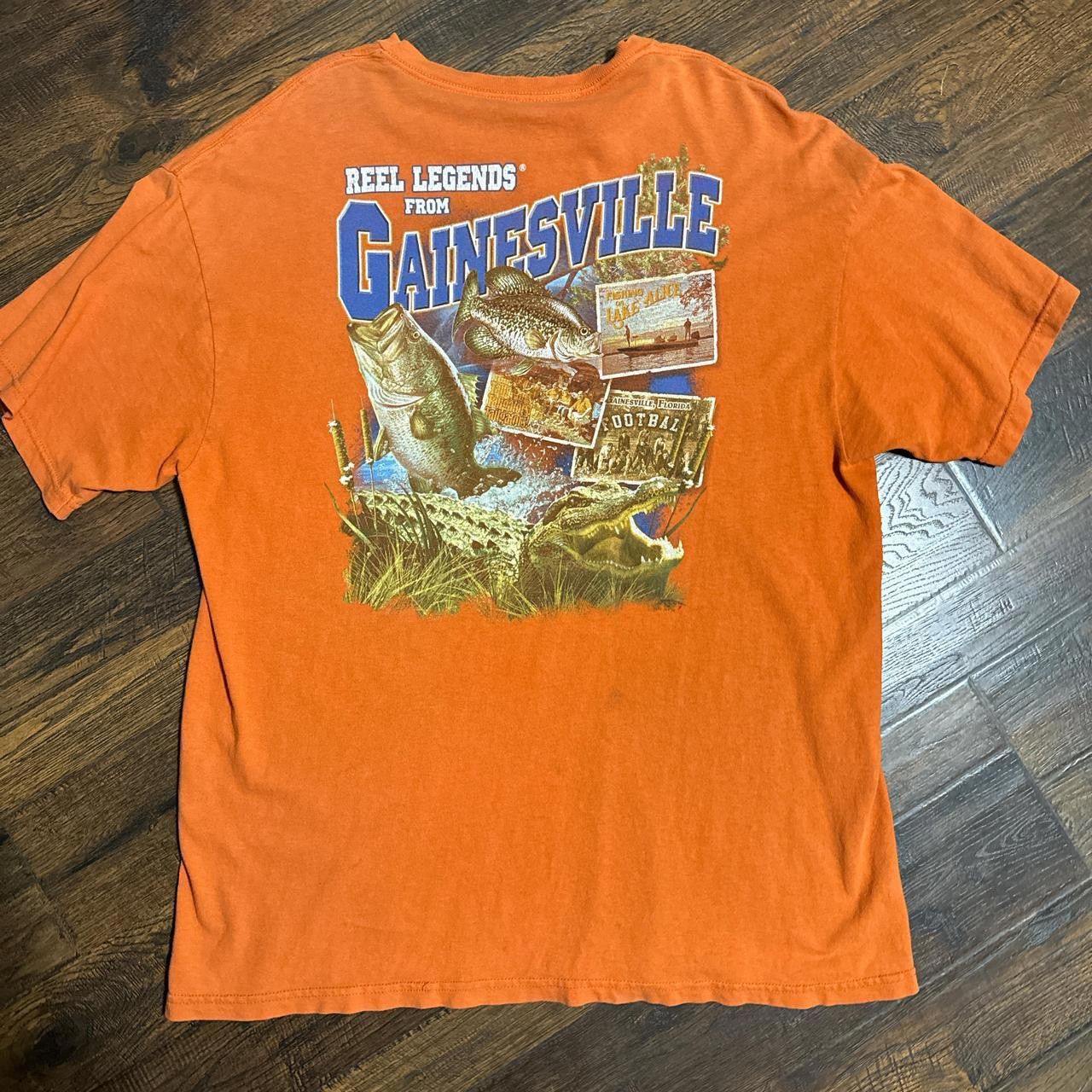 Designer men’s orange gainesville fishing tee Size US XL / EU 56 / 4 - 1 Thumbnail