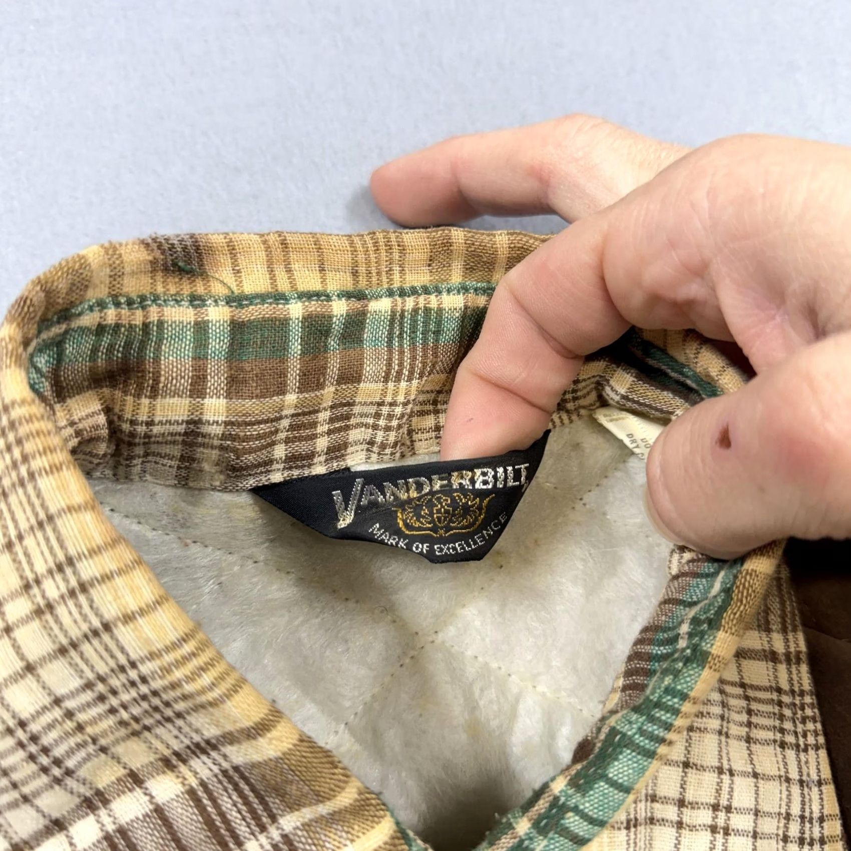 Vintage VINTAGE Vanderbilt Shirt Mens M Brown Plaid Western Quilted Lined 70s Size US M / EU 48-50 / 2 - 2 Thumbnail