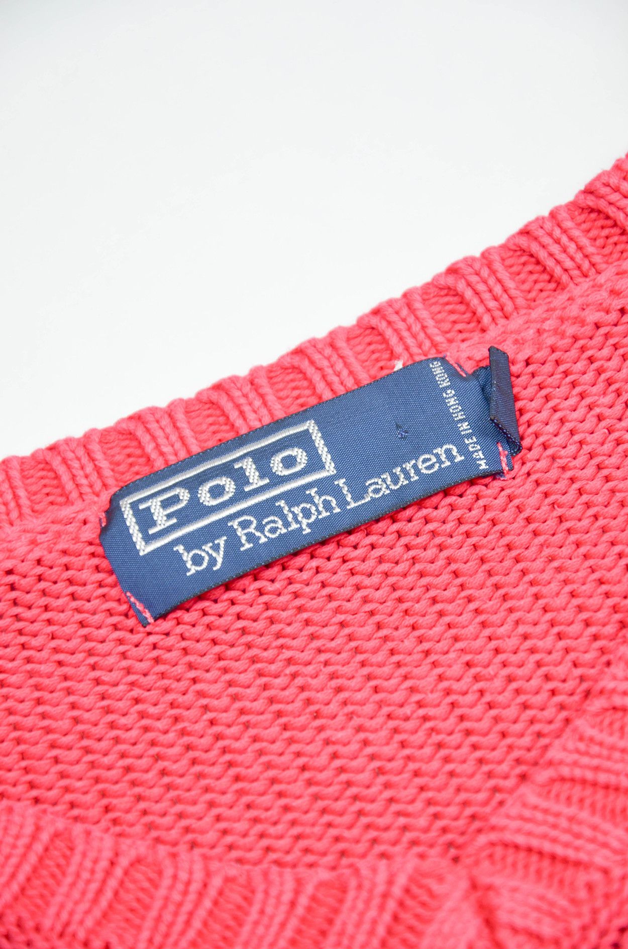 Polo Ralph Lauren Polo Ralph Lauren Cotton Sweater – Coral Red – Size XL Size US XL / EU 56 / 4 - 7 Thumbnail