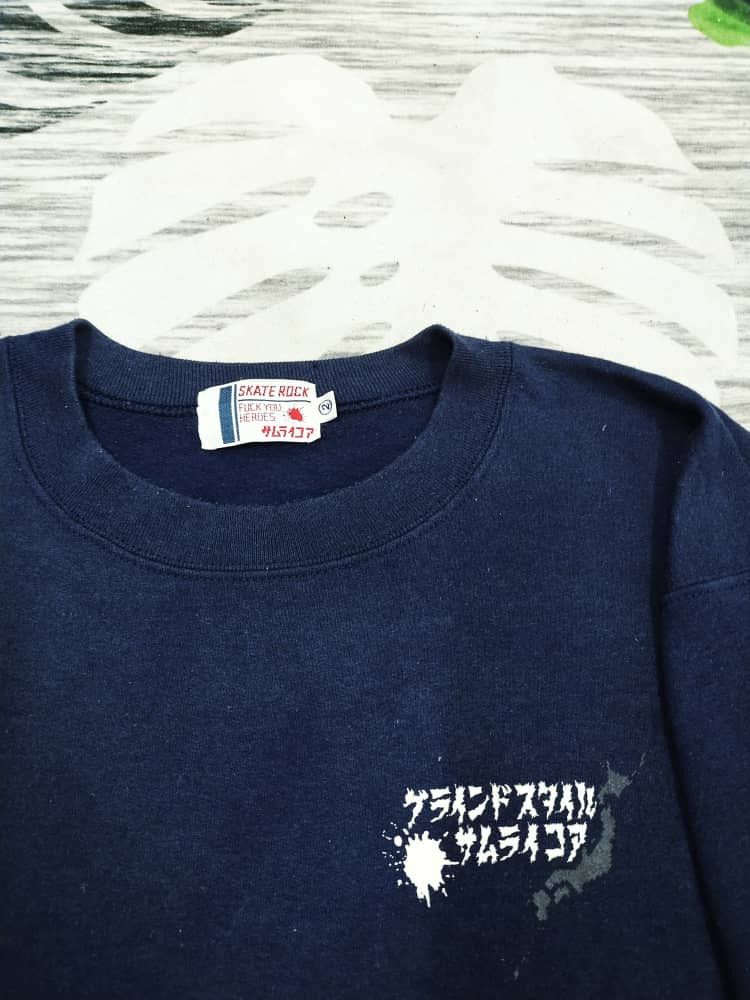 Band Tees × Japanese Brand × Vintage Vintage 90s Skate Punk Rock japanese band pullover Size US M / EU 48-50 / 2 - 2 Thumbnail