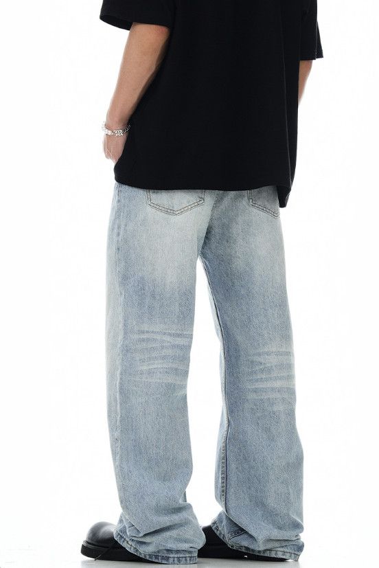 Japanese Brand American retro men's cleanfit loose casual flared jeans Size US 32 / EU 48 - 4 Thumbnail