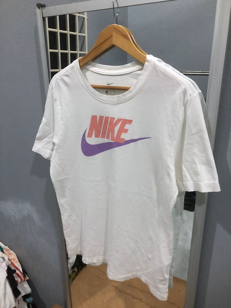 Nike Nike Swoosh logo white shirt Size US M / EU 48-50 / 2 - 3 Thumbnail