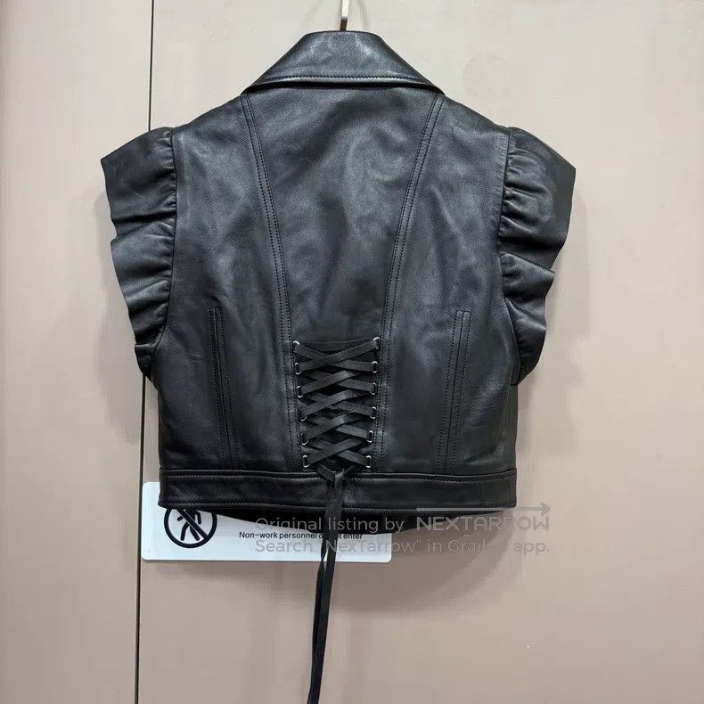 Valentino Valentino Leather vest Size S / US 4 / IT 40 - 2 Thumbnail
