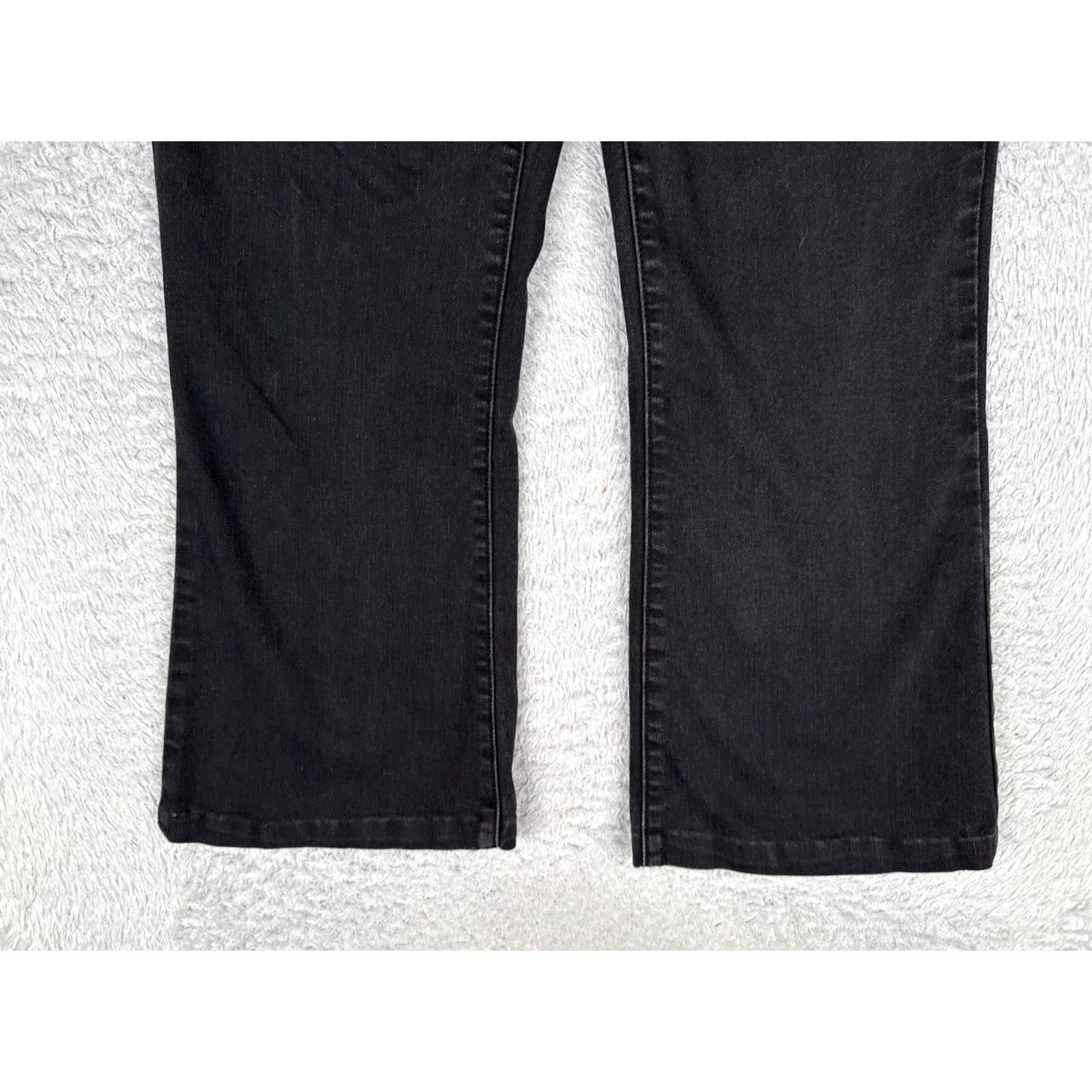 Vintage Maurices EVERflex High Rise Bootcut Jeans Womens 12 Charcoal Blue 30x26 Jeans Womens Dress Pants? Size 34" / US 12 / IT 48 - 2 Thumbnail