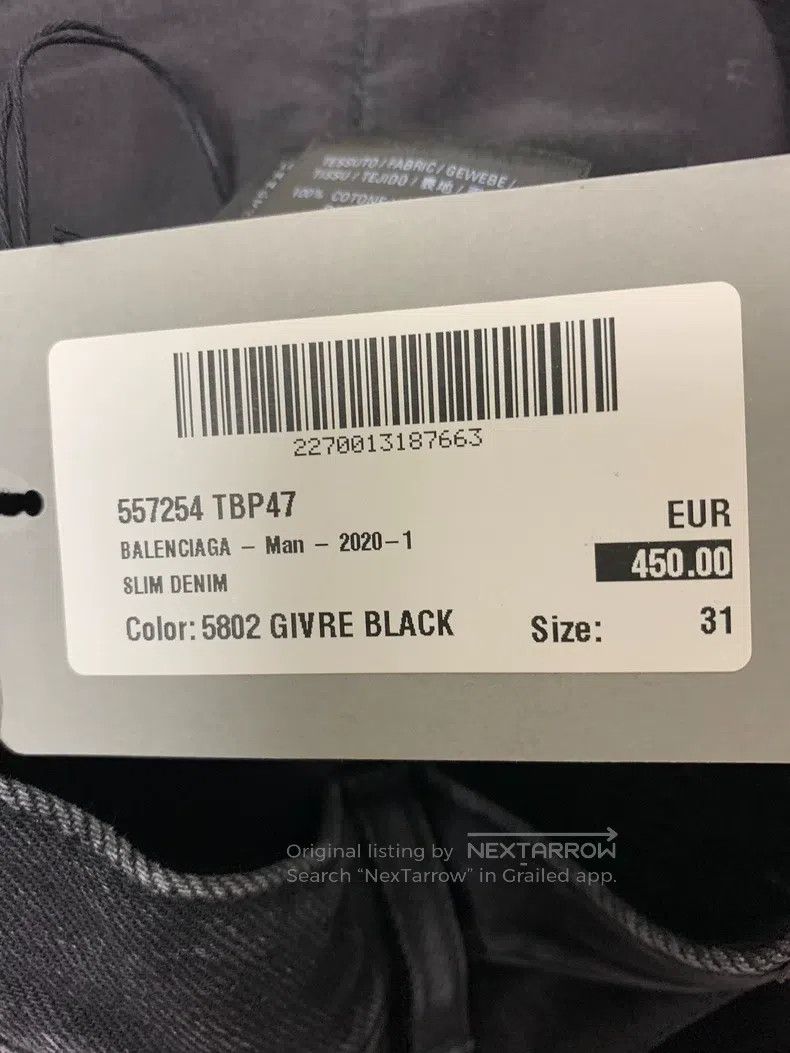 Balenciaga Balenciaga Jeans Pants Size US 31 - 5 Thumbnail