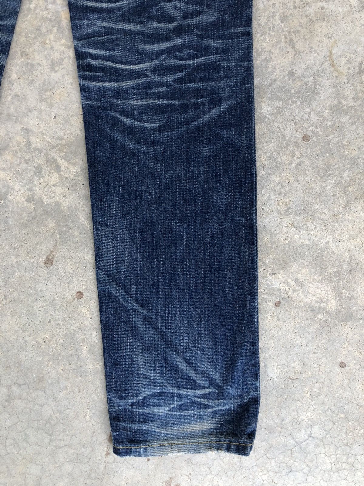 Japanese Brand Yoshitomo Nara Lolita Distressed Jeans Punk Style Blue Size US 31 - 12 Thumbnail