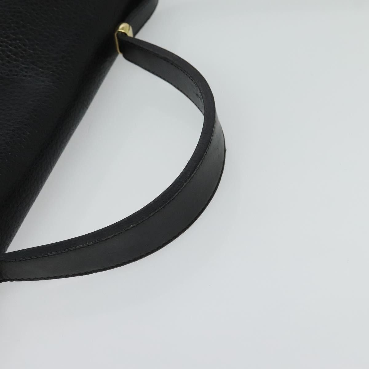 Dior DIOR Hand Bag Leather Black Gold Size ONE SIZE - 7 Thumbnail