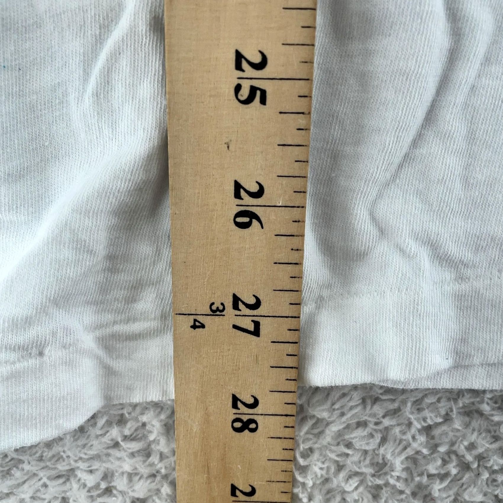Jockey VINTAGE Distressed 80s Jockey Shirt Mens XS White Power Knit Tee Shirt Mens XS White Jockey Crew Neck Short Sleeve Solid Size US XS / EU 42 / 0 - 7 Thumbnail