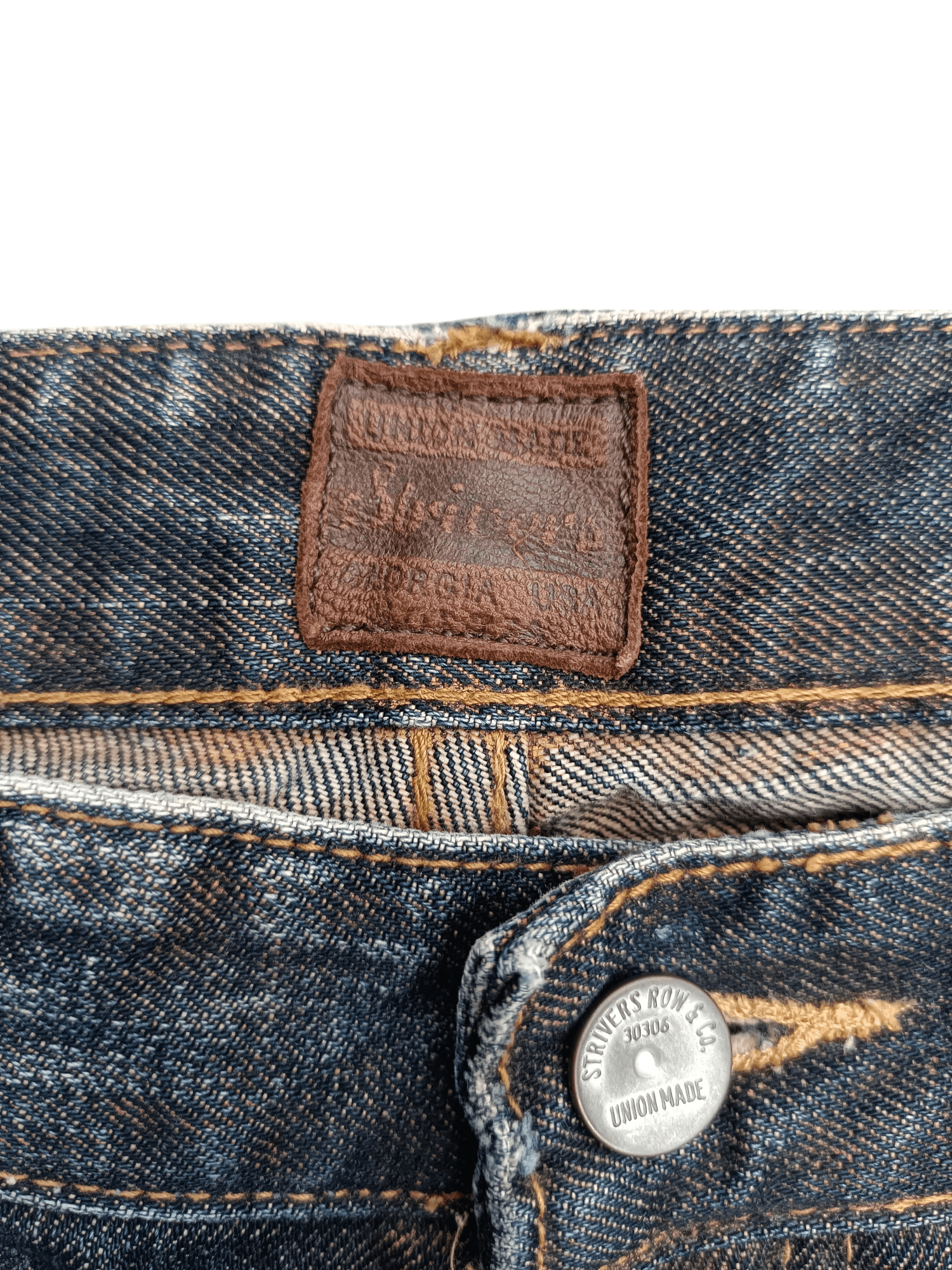 Tornado Mart STRIVERS & CO UNION MADE TIE DYE DISTRESSED WHISKERS FADED Size US 30 / EU 46 - 13 Thumbnail