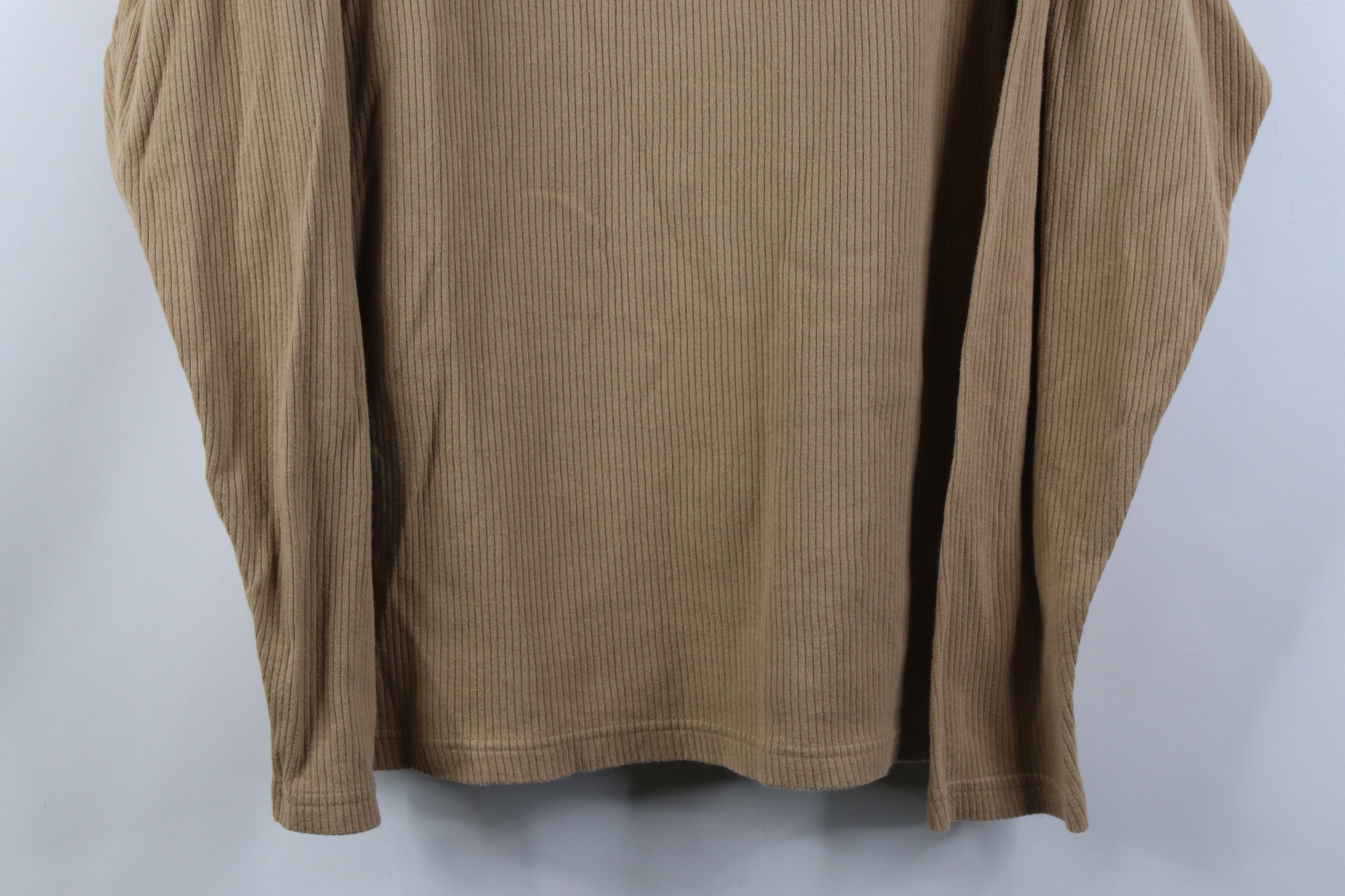 Vintage Vintage 90s Y2K Streetwear Knit Long Sleeve Henley T-Shirt Size US L / EU 52-54 / 3 - 3 Thumbnail