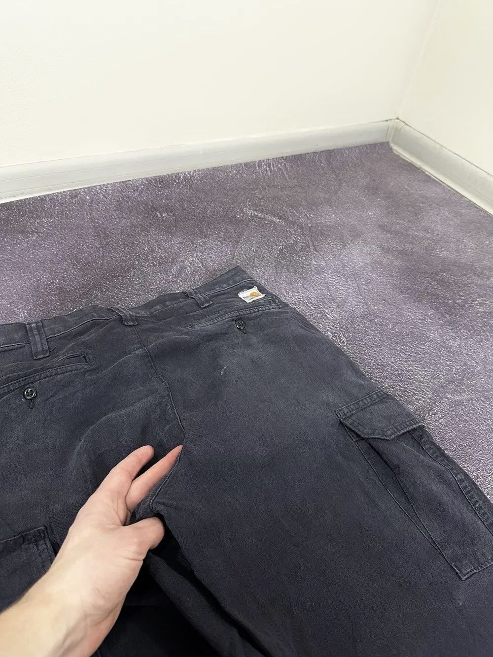 Carhartt Vintage Carhartt Cargo USA Flame Resistant Opium Work Pants Size US 32 / EU 48 - 8 Thumbnail
