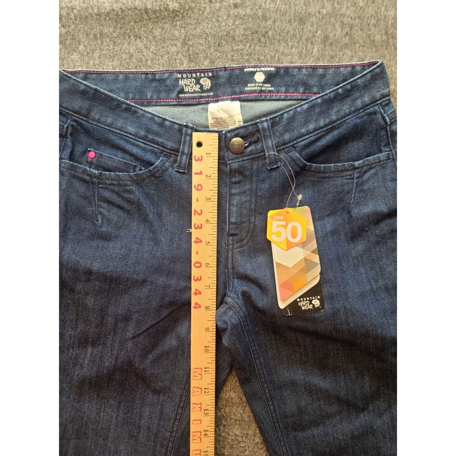 Mountain Hardwear VINTAGE Mountain Hardwear Stretchstone Jean Womens 10 x 32 Slim Fit Outdoors Workwear Size 24" / US 00 / IT 34 - 7 Thumbnail