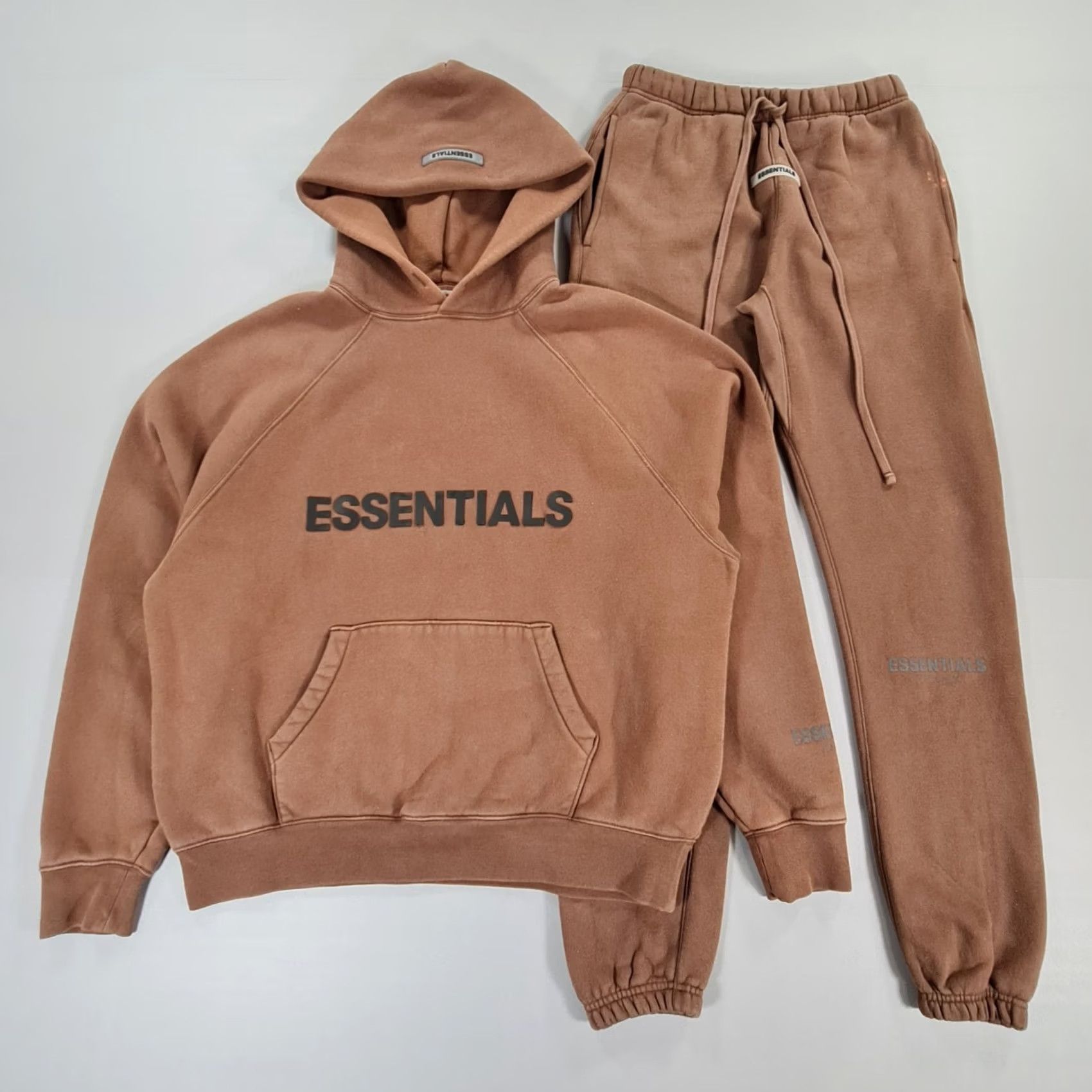 Fear of God Fear Of God Essentials Mens Tracksuit Hoodie Trousers XS Brown Fleece 2 Piece Jogger Set Pockets Updated 2020s Size US XS / EU 42 / 0 - 2 Thumbnail