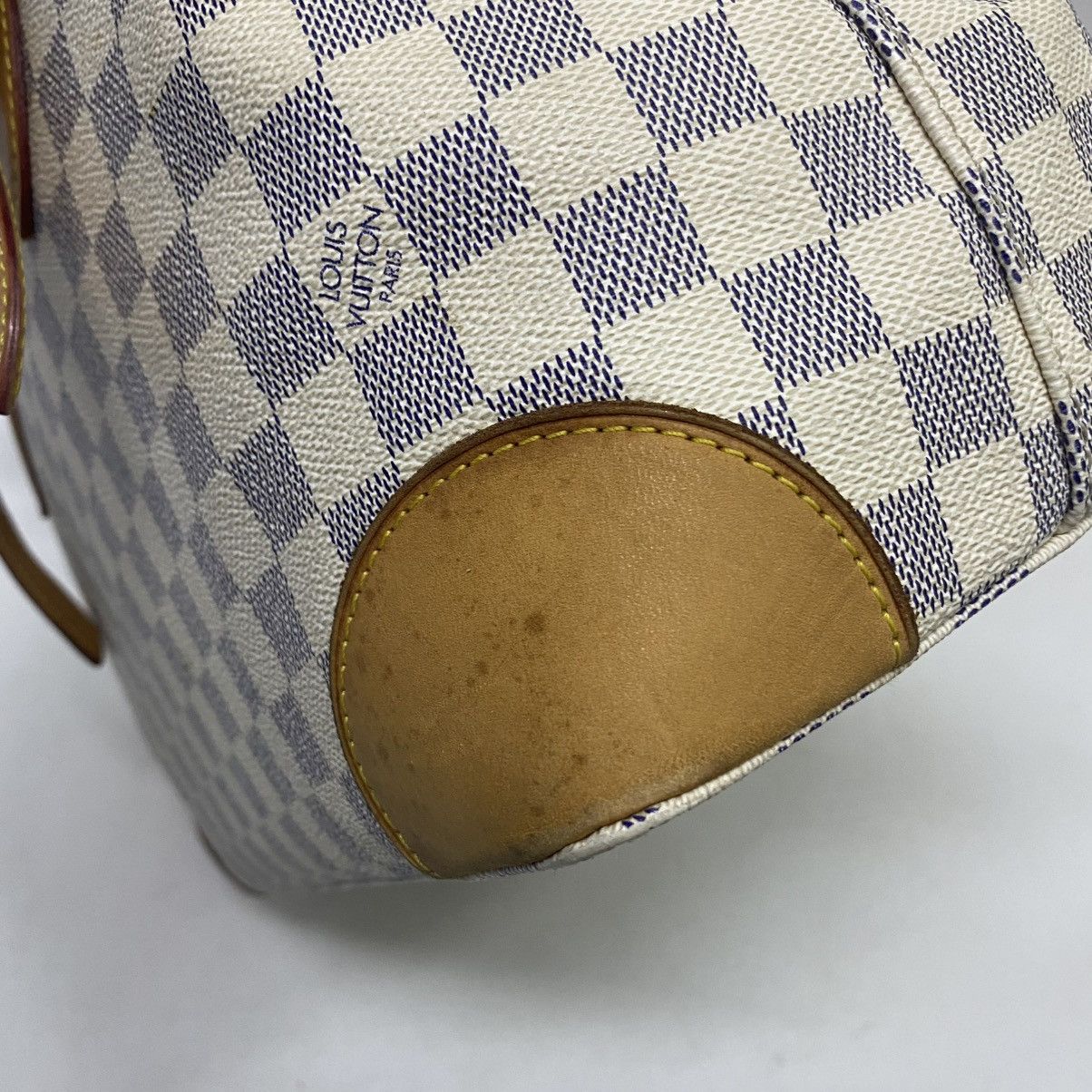 Louis Vuitton AUTHENTIC LOUIS VUITTON DAMIER AZUR HAMPSTEAD MM TOTE BAG Size ONE SIZE - 12 Thumbnail