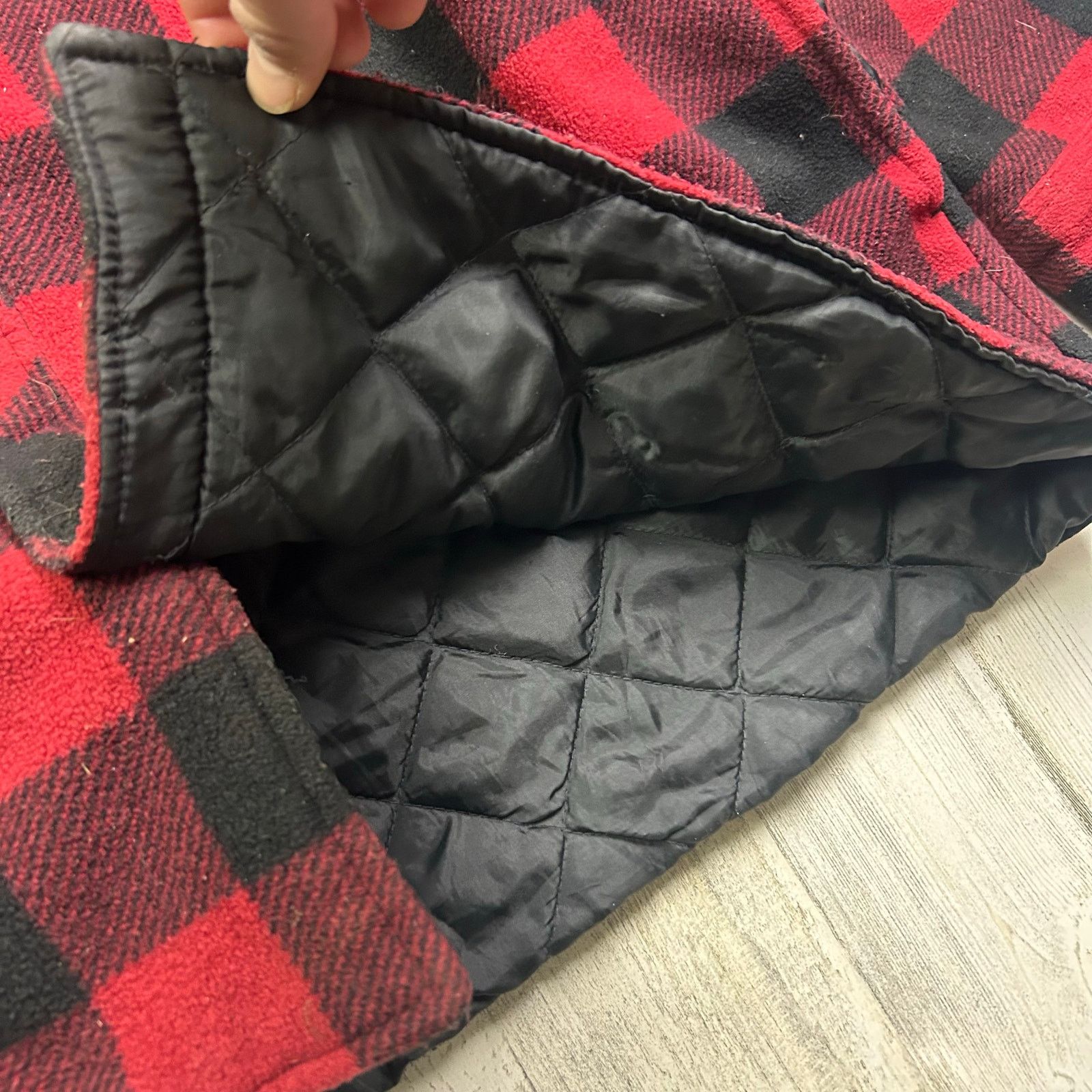 Dickies Dickies Red Plaid Flannel Fleece Quilted Jacket Men's Large Size US L / EU 52-54 / 3 - 3 Thumbnail