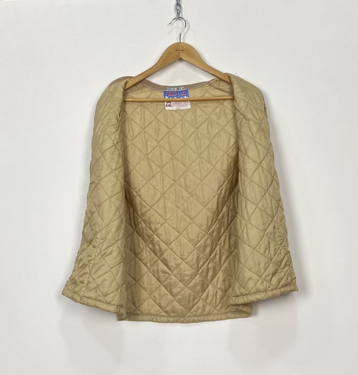 Vintage Husky of Tostock England 42R Women’s Quilted Vest Jacket Top Size L / US 10 / IT 46 - 4 Thumbnail