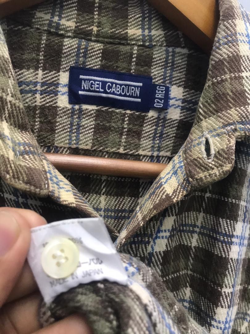 Nigel Cabourn NIGEL CABOURN - Cotton Flannel Button Up Shirt Size US M / EU 48-50 / 2 - 8 Thumbnail