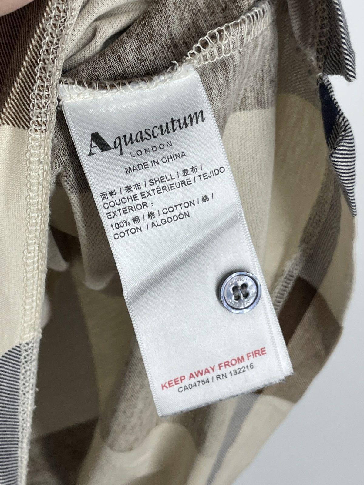Aquascutum Aquascutum Polo shirt checkered Size US M / EU 48-50 / 2 - 11 Thumbnail