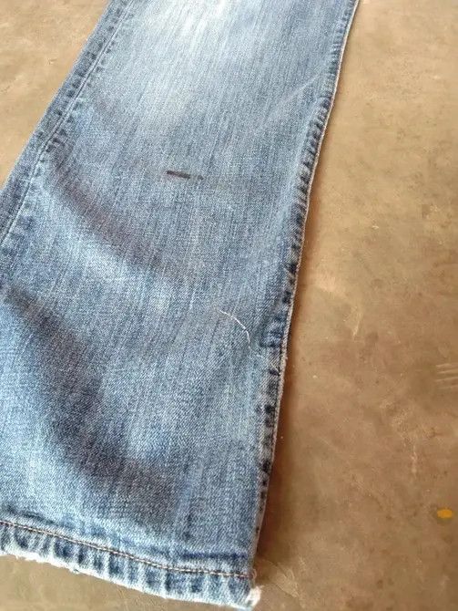 Levi's Vintage Levis 501 Washed Straight Leg Distressed Jeans 34x32 Size US 34 / EU 50 - 6 Thumbnail