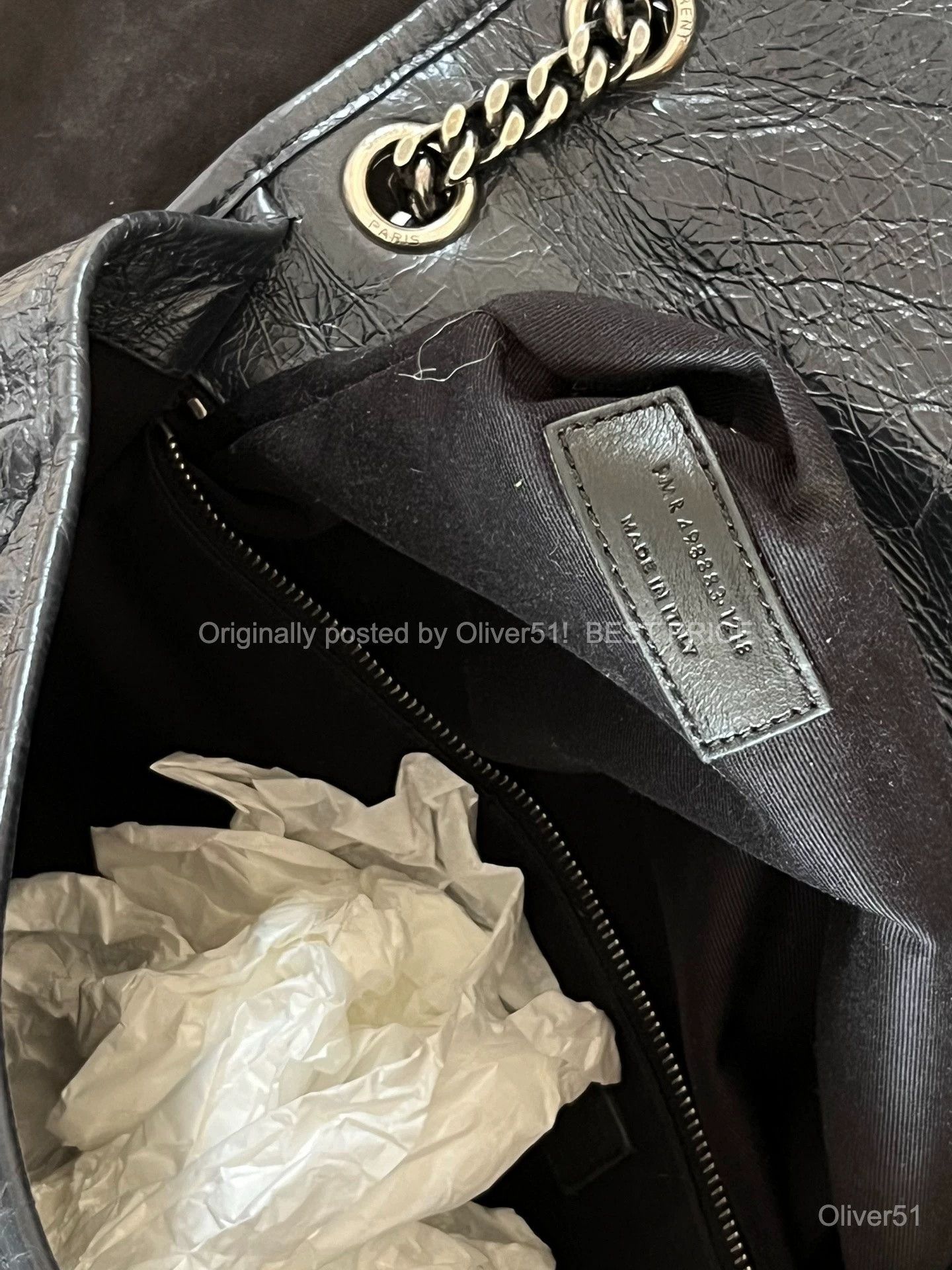 Saint Laurent Paris SAINT LAURENT Niki Large Bag KKKK722609 Size ONE SIZE - 7 Thumbnail