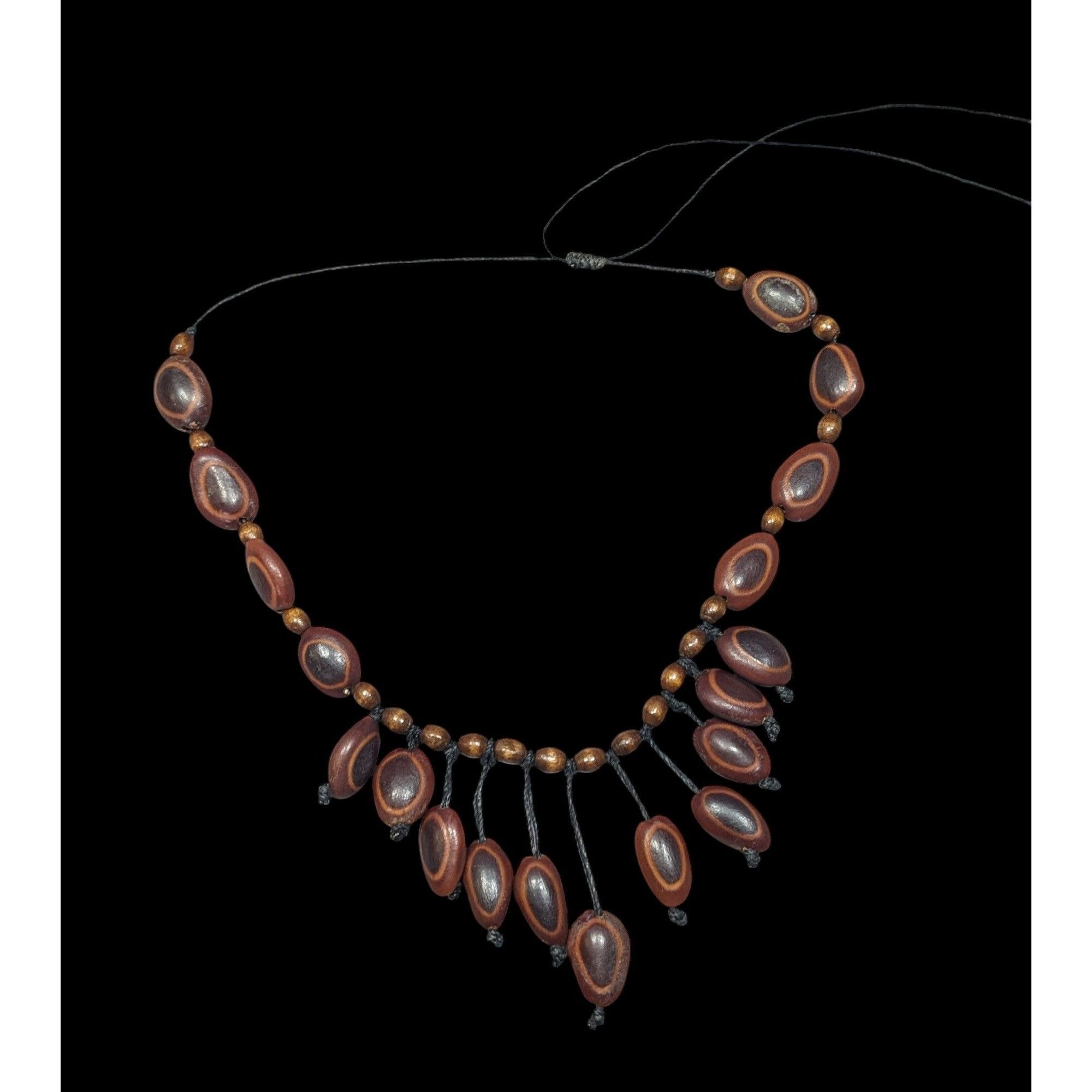 Other Bohemian Elephant Ear Seed Beaded Cascade Necklace Size ONE SIZE - 1 Thumbnail