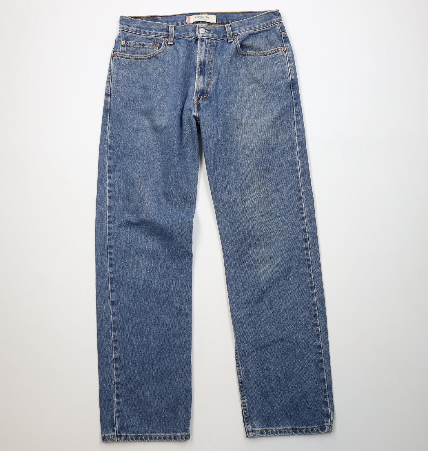 Levi's Vintage Y2K 2003 Levis 505 Regular Straight Leg Denim Jeans Size US 36 / EU 52 - 1 Thumbnail