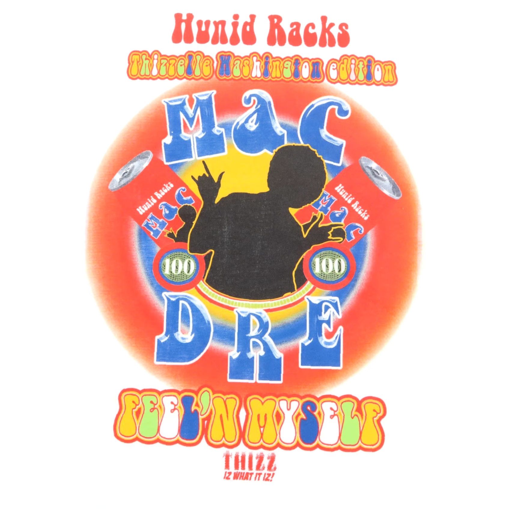 Griffin VINTAGE Mac Dre Thizelle Washington Shirt Men 2XL White Thizz Hunid Racks Size US XXL / EU 58 / 5 - 6 Thumbnail