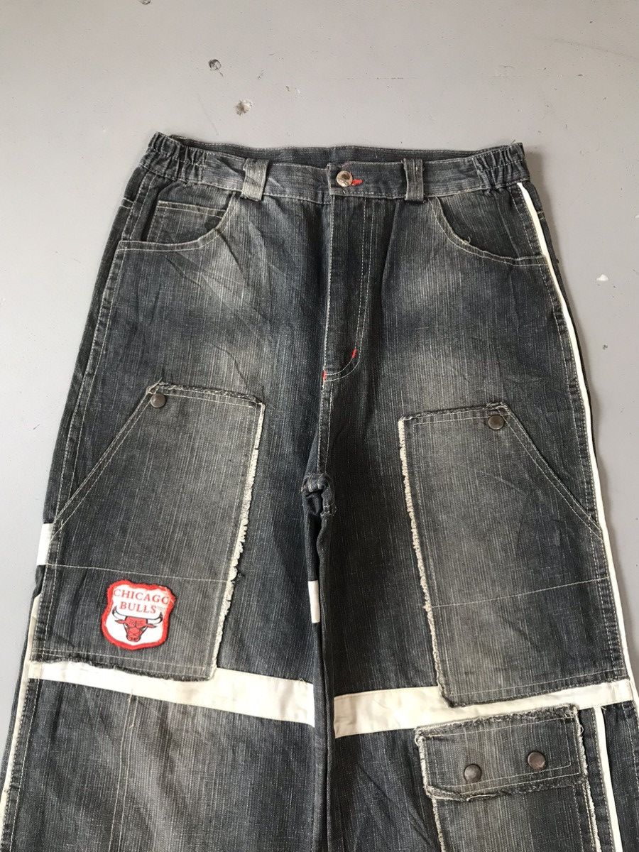 NBA × Vintage Rare Y2k Chicago Denim Size US 31 - 3 Thumbnail