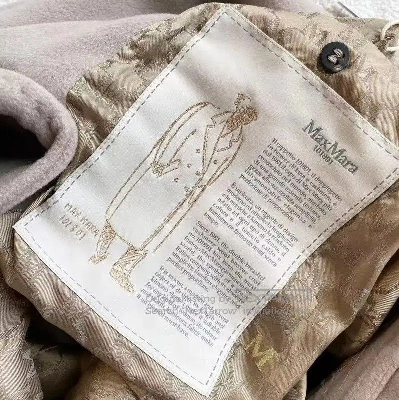 Max Mara MaxMara Beige Wool Women's Coat . Size XXS / US 00 / IT 34 - 5 Thumbnail