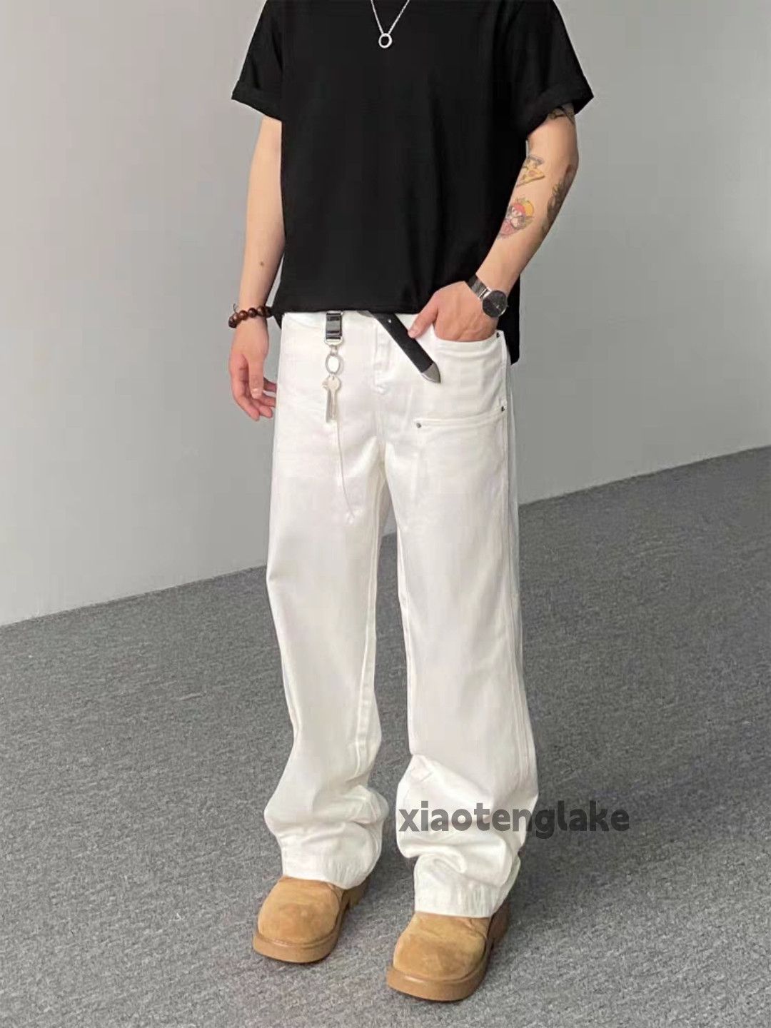 Vintage Unisex outdoor utility loose baggy hiphop cargo pants Size US 30 / EU 46 - 6 Thumbnail