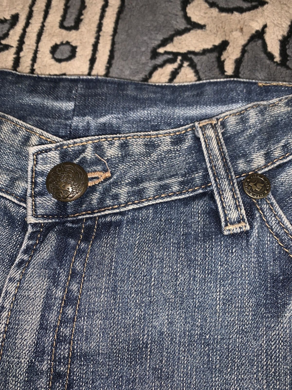 Japanese Brand × Vintage Japanese brand denim Jeans Jizo Nippon Blue Bosatsu Size US 32 / EU 48 - 6 Thumbnail