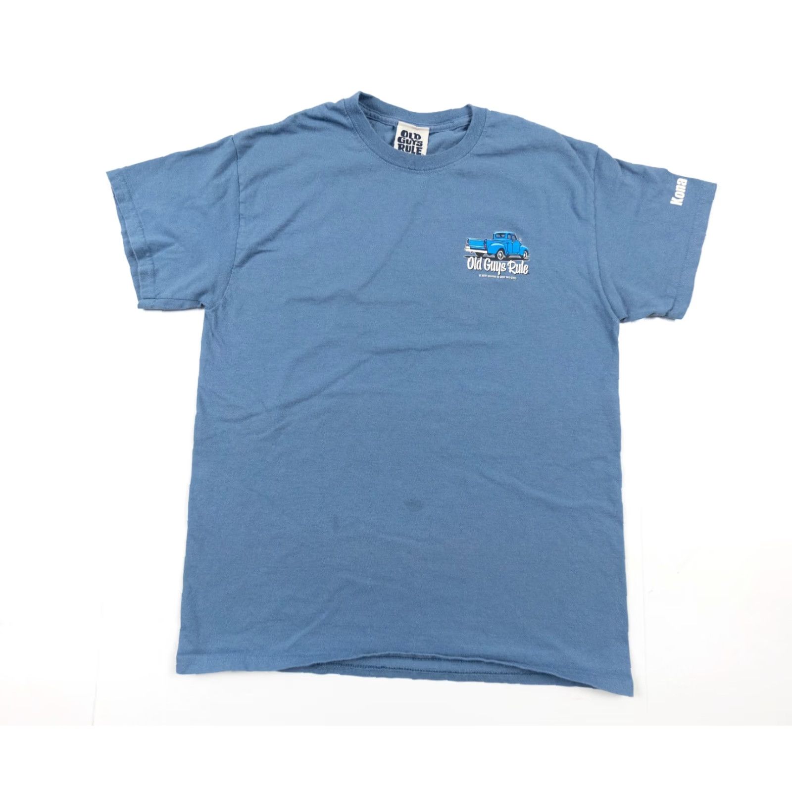 Vintage VINTAGE Old Guys Rule Men's T-Shirt Medium Blue Short Sleeve Graphic Tee Classic Car Truck Size US M / EU 48-50 / 2 - 3 Thumbnail