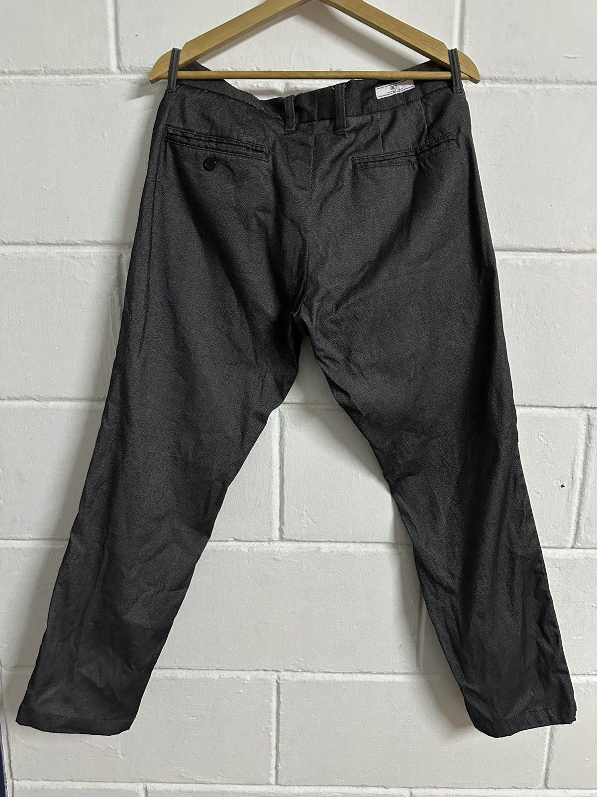 Japanese Brand × semanticdesign Semantic Design Gray Metallic Casual Pant Size US 33 - 15 Thumbnail
