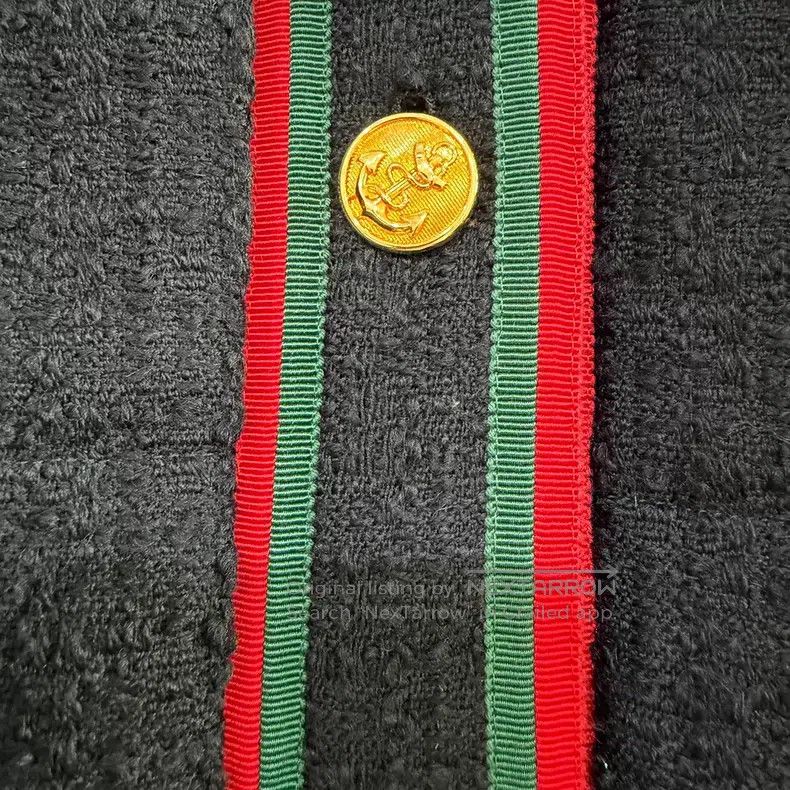 Gucci Gucci Metal button tweed cotton jacket Size XS / US 0-2 / IT 36-38 - 3 Thumbnail