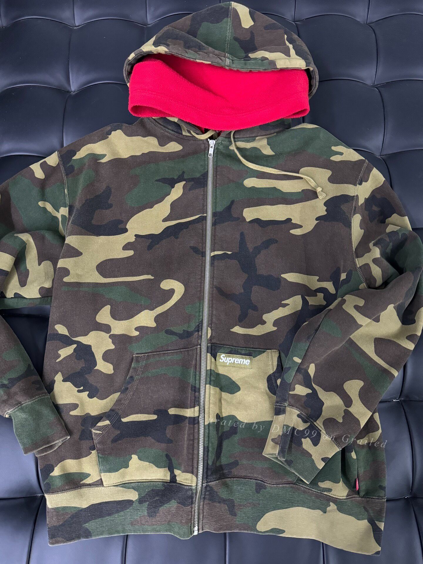 Supreme Supreme 22FW Camouflage Zip Hoodie Size US XL / EU 56 / 4 - 1 Thumbnail