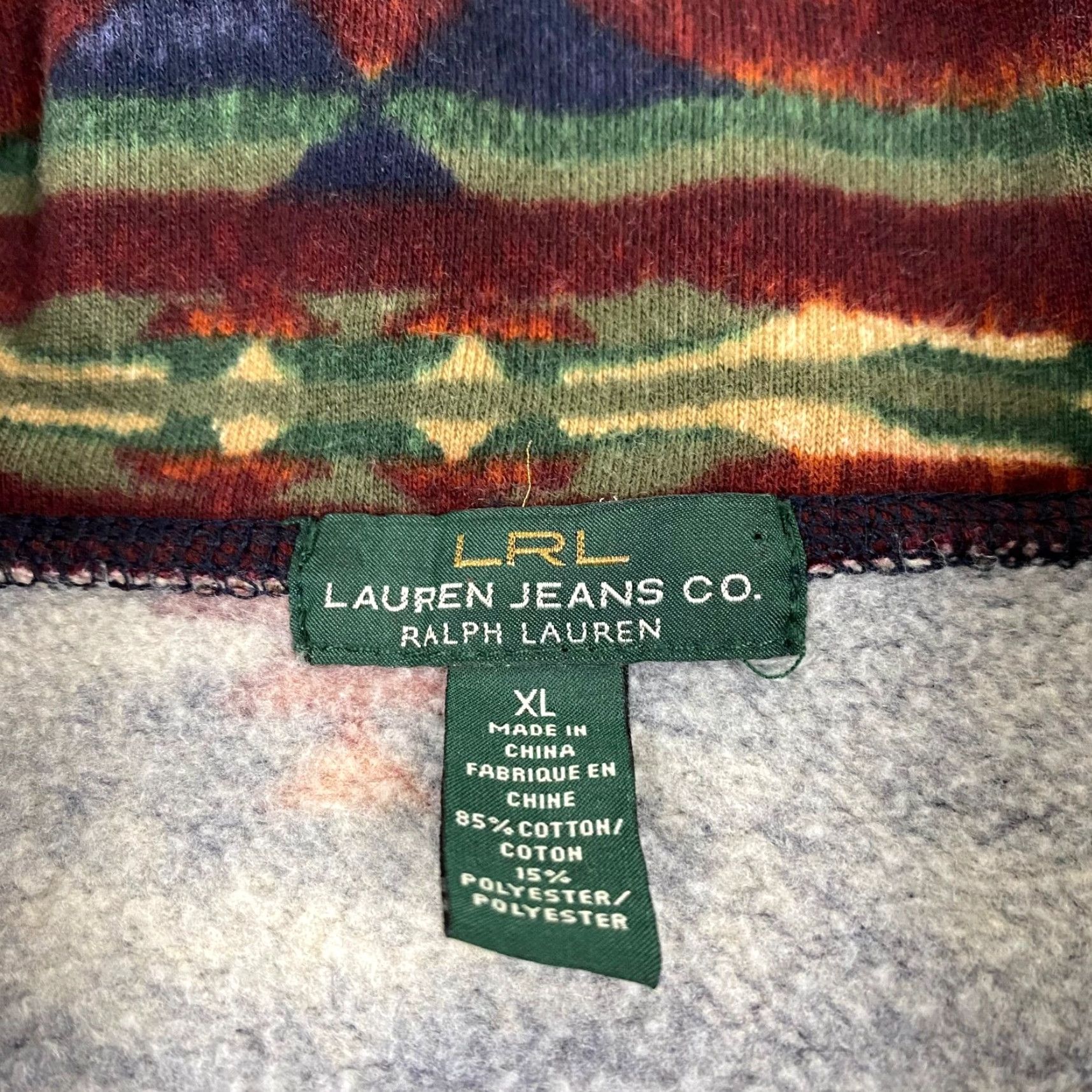 Ralph Lauren VINTAGE is not applicable; use original words only. Ralph Lauren Lauren Jeans Co. Sweater Women XL Aztec Southwestern Shawl Cardigan Size XL / US 12-14 / IT 48-50 - 2 Thumbnail