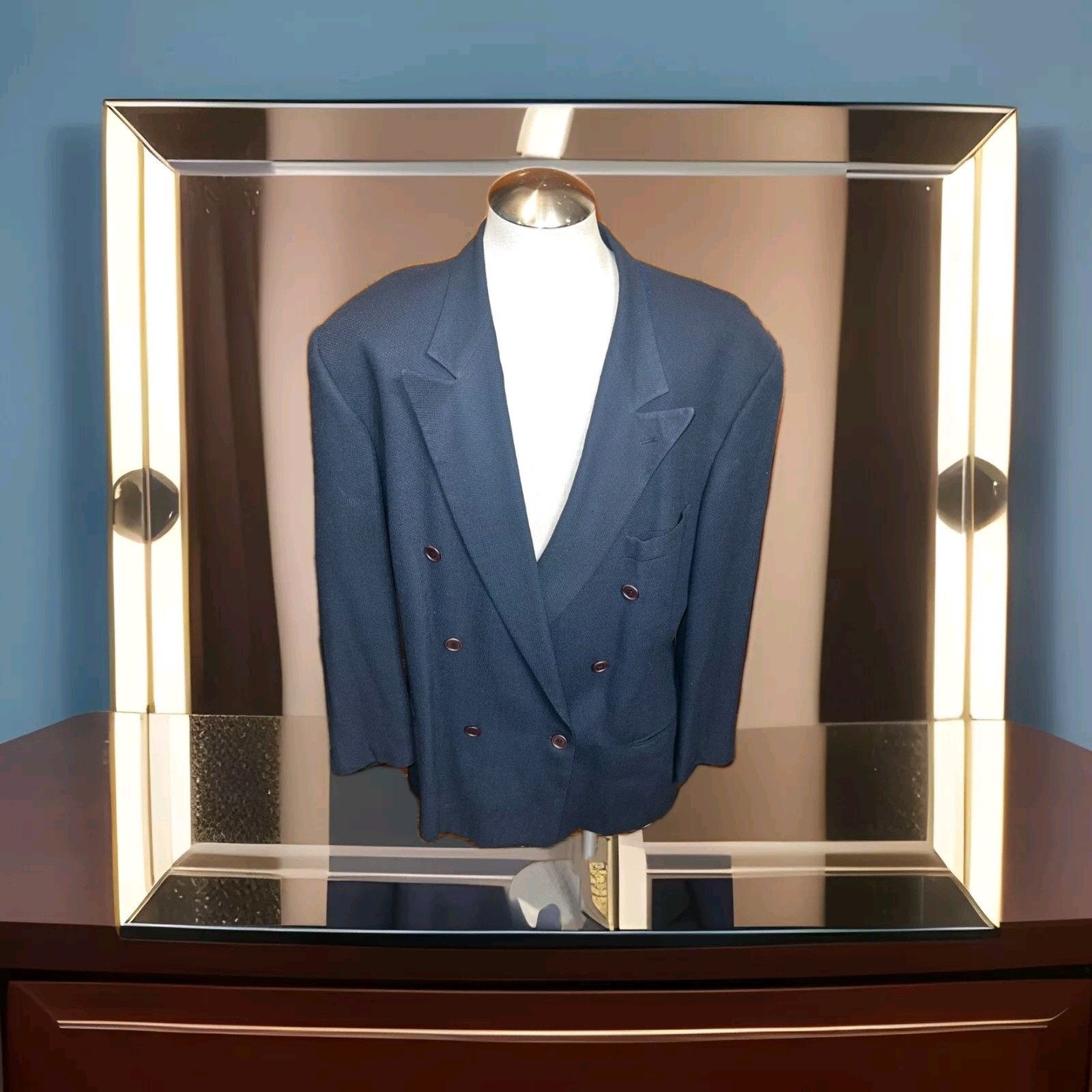 Giorgio Armani Giorgio Armani 3bt Navy Blue Blazer Size 46L Size 46L - 1 Thumbnail