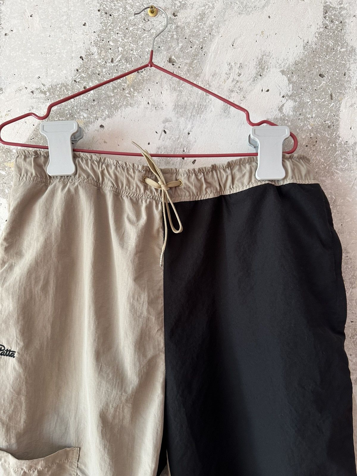 Patta Patta Double Colour Black Beige Swim Summer Shorts Size US 32 / EU 48 - 12 Thumbnail