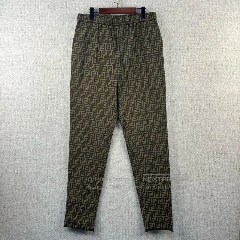 Fendi Fendi Men's Casual Pants in Autumn Coffee Color . Size US 32 / EU 48 - 1 Thumbnail