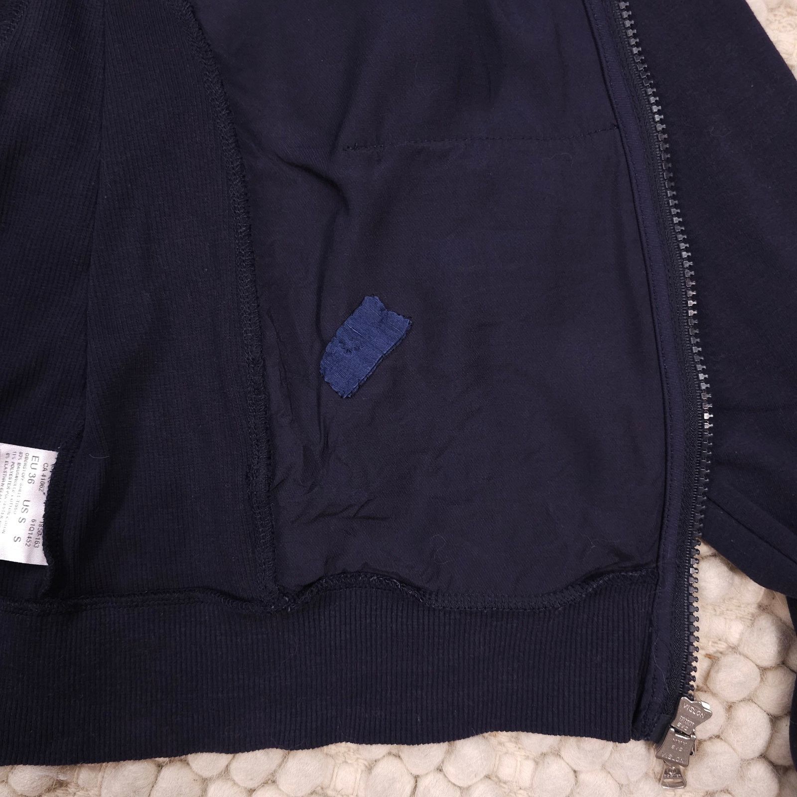 Bogner Bogner Lightweight Full Zip Cotton Bomber Jacket Blue Small Size S / US 4 / IT 40 - 8 Thumbnail