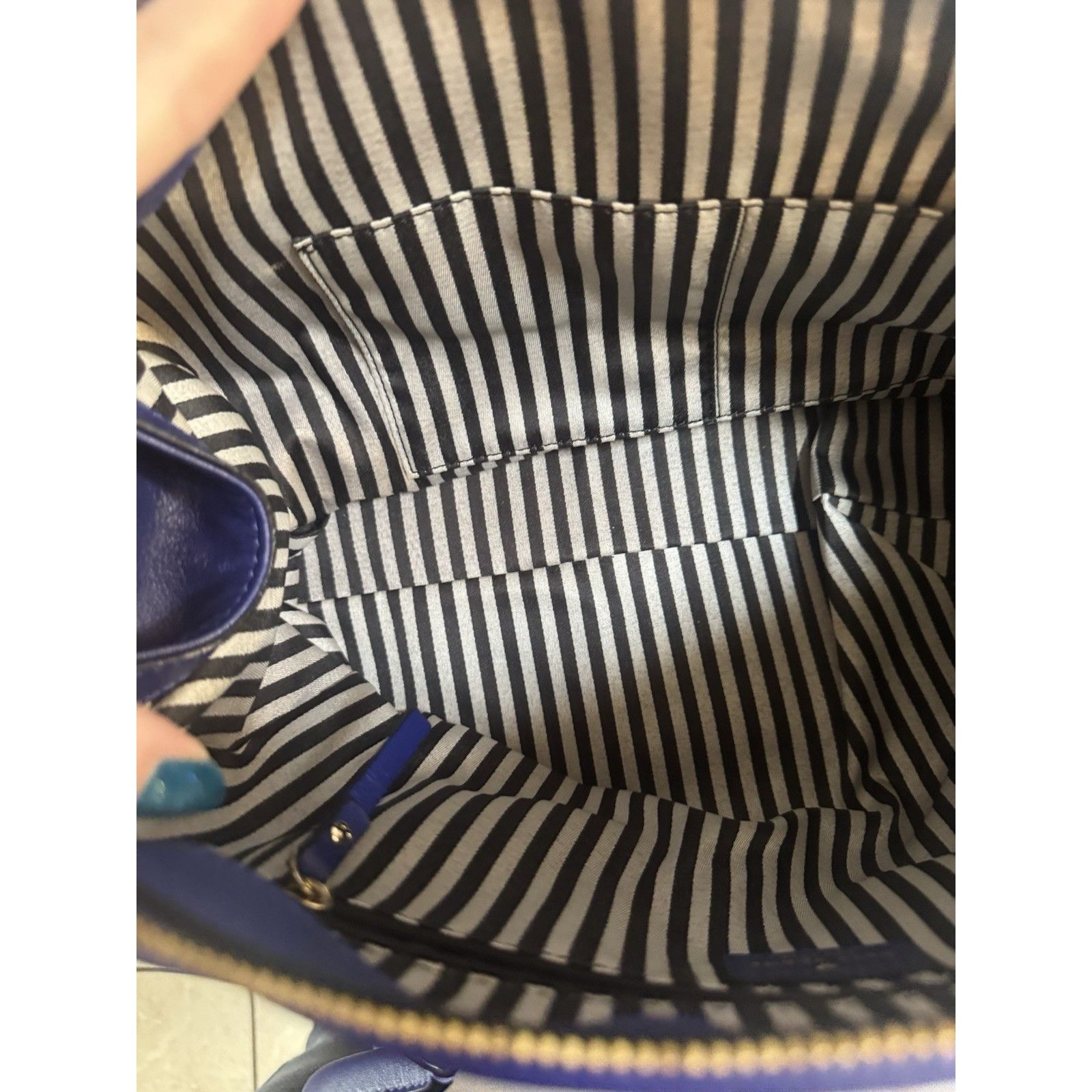 Kate Spade KATE SPADE NEW YORK MEDIUM SIZE COBALT BLUE SHOULDER BAG PUR Size ONE SIZE - 6 Thumbnail
