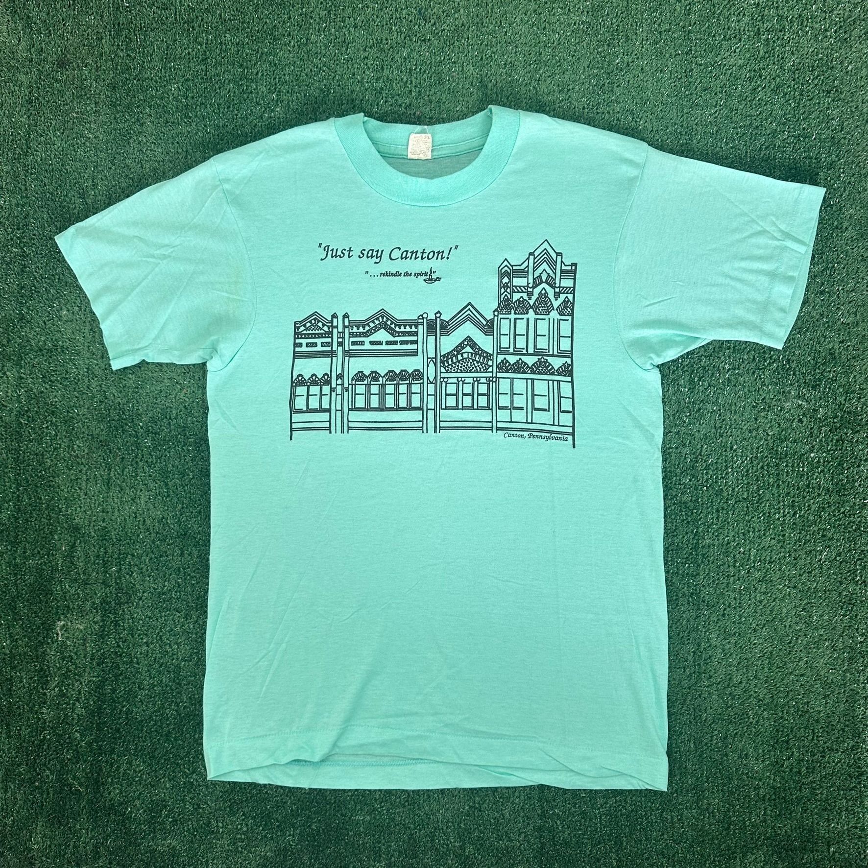 Vintage Vintage 80s Pennsylvania T-Shirt Single Stitch Tourist Tee Size US S / EU 44-46 / 1 - 1 Thumbnail